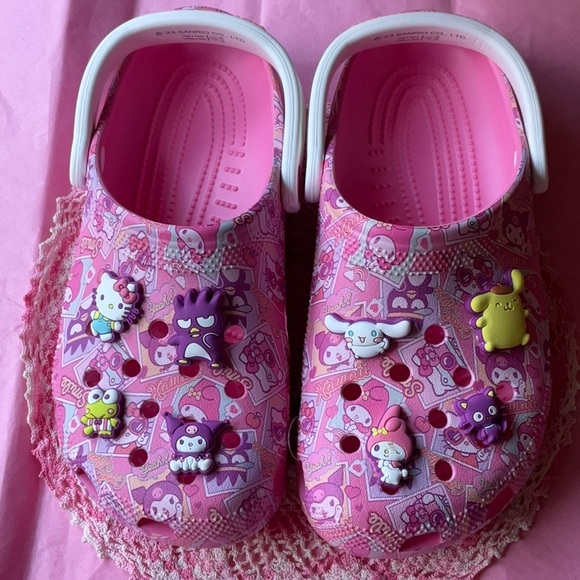 π±ππ± CROCS HELLO KITTY  CLOGS π±ππ± - Picture 5 of 16